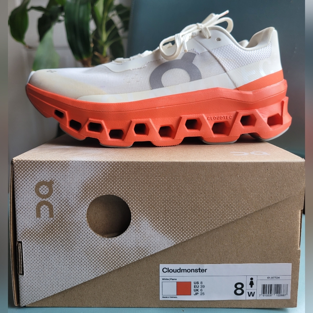 On Cloudmonster womens size 8 new